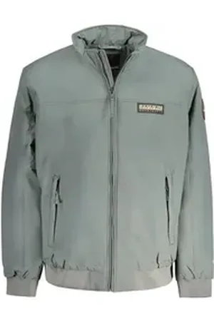 Napapijri Outdoorjacke Grüne Herrenjacke mit Reißverschluss - Nachhaltig und funktional S