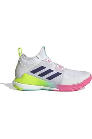 adidas Sportswear Crazyflight Mid,FTWWHT/TMCOPR/ weiss-schwarz-pink Handballschuh schwarz 44 2/3 EU