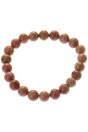 Bella Carina Perlenarmband Rhodochrosit 8 mm rosa XXL