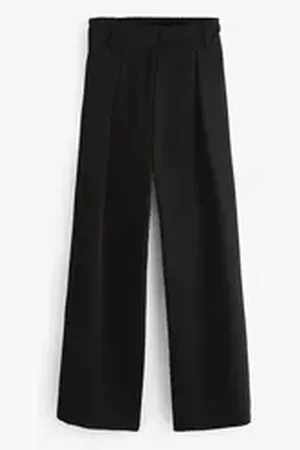 Next Palazzohose Hose mit weitem Bein und elastischem Rückenbund (1-tlg) schwarz 39x29