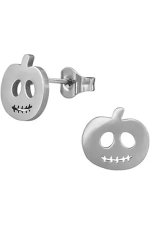 Monkimau Ohrring-Set Halloween Kürbis Kinder Ohrringe Chirurgenstahl Mädchen, Hypoallergen