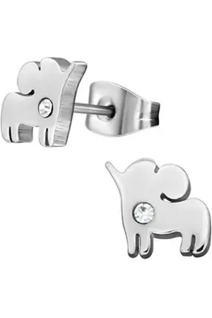 Monkimau Ohrring-Set Elefant Kinder Ohrringe Chirurgenstahl Mädchen Geschenk, Hypoallergen