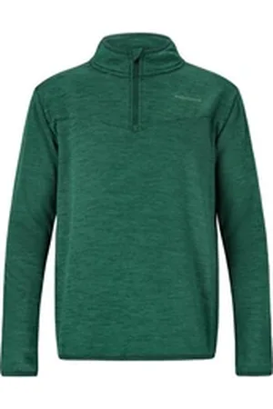 Endurance Langarmshirt Ledger Jr. mit hochabschließendem Kragen blau|grün 128