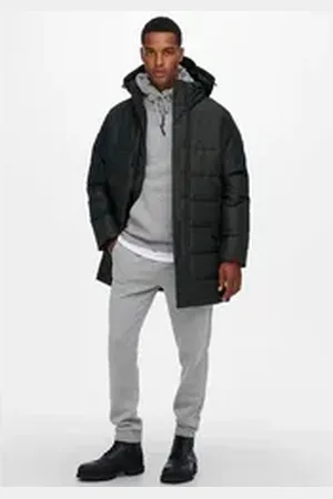 Only & Sons Wintermantel Carl (1-tlg) schwarz XL