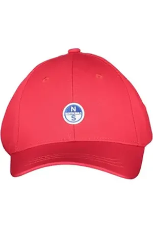 North Sails Strickmütze Herren Basecap Rot: Verstellbare Bio-Baumwolle mit Stickerei