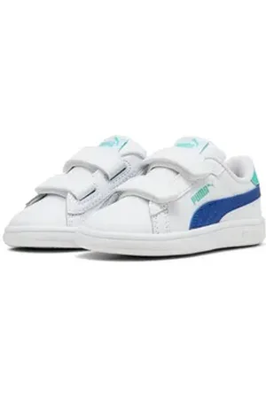 PUMA SMASH 3.0 L V INF Sneaker für Babys mit Klettverschluss weiß 27 EU