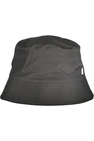 K-Way Strickmütze Trendiger Herren Fischerhut: Schwarz, Innenfutter Murmeltier, Logo Det