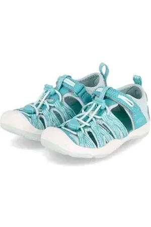 Keen Mädchen Outdoorsandalen MOXIE SANDAL Türkis Textil-Synthetik-Mix Sandalette 28 EU