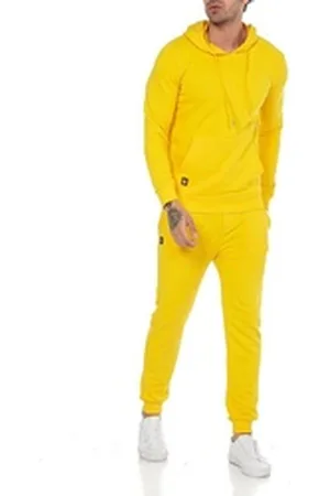 Redbridge Jogginganzug für Herren – Ideal für Freizeit und Sport (2-tlg), Premium Qualität gelb S