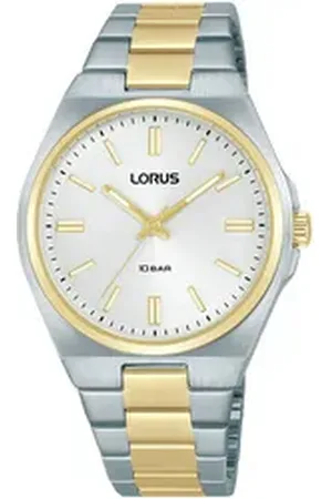 Lorus Quarzuhr RG310XX9, Armbanduhr, Damenuhr, Edelstahlarmband, analog, Leuchtindizes silberfarben