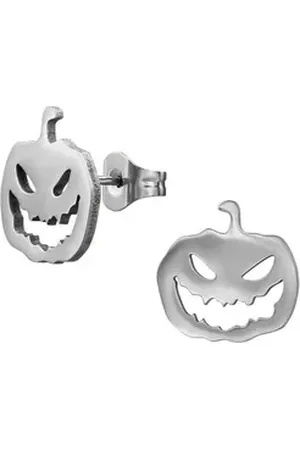 Monkimau Ohrring-Set Halloween Kürbis Kinder Ohrringe Chirurgenstahl Mädchen, Hypoallergen