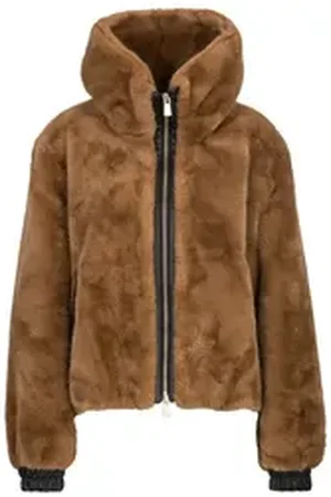 19V69 Italia Fellimitatjacke CARMEN FAKE FUR JACKET beige L