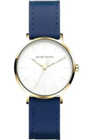 Jacob Jensen Titanuhr Damen Armbanduhr TIMELESS NORDIC 176 goldfarbend D. 32 mm goldfarben