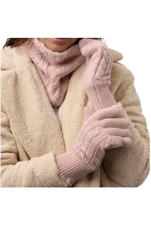 Heat Holders Strickhandschuhe für Damen rosa