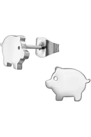 Monkimau Ohrring-Set Schwein Kinder Ohrringe Chirurgenstahl Mädchen Geschenk, Hypoallergen