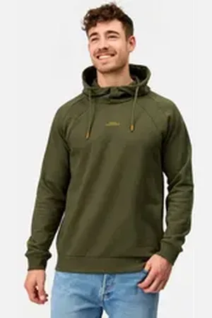 INDICODE Kapuzenpullover INVir grün L