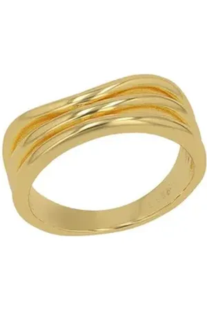 Noelani Silberring Ring für Damen, 925 Sterling Silber (Ring, 1-tlg) gelb|goldfarben 54