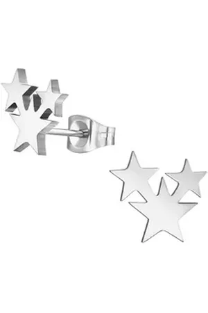 Monkimau Ohrring-Set Stern Kinder Ohrringe Chirurgenstahl Mädchen Geschenk, Hypoallergen