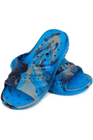 Aquaspeed Badelatschen PATMOS Kinder Duschsandalen Badeschlappen Badepantolette besonders leicht und bequem, Design leicht wieder zu erkennen blau 29