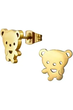 Monkimau Ohrring-Set Bär Kinder Ohrringe Chirurgenstahl Mädchen Geschenk, Hypoallergen