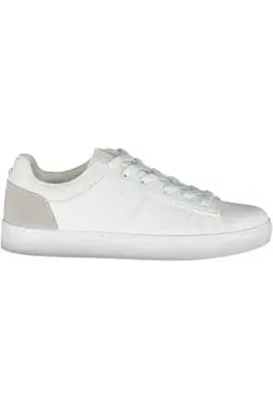 Napapijri Sneaker Damen Sportschuh: Weißer Schnürschuh mit 41 EU