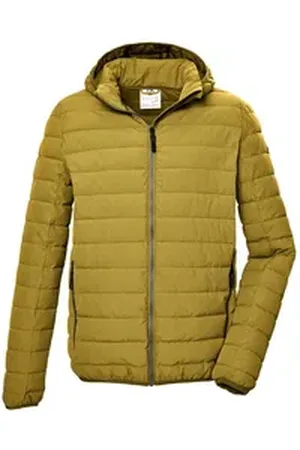G.I.G.A. DX by killtec By killtec Steppjacke GS 84 MN QLTD JCKT Herren Steppjacke m. abnehm. Kapuze, wasserabweisend, winddicht gelb 3XL
