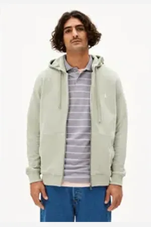 Armedangels Sweatjacke SAROMIAAN COMFORT Herren (Regular Fit) grün S