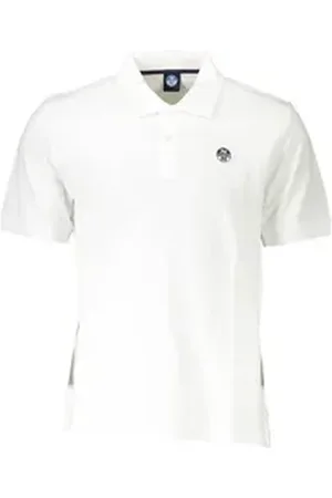 North Sails Poloshirt Herren Kurzarm-Polo in Weiß mit Knöpfen und 2XL