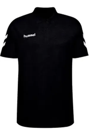 Hummel Poloshirt Cotton Poloshirt Kids F9001 Polos Kinder Baumwolle schwarz 8 (128)