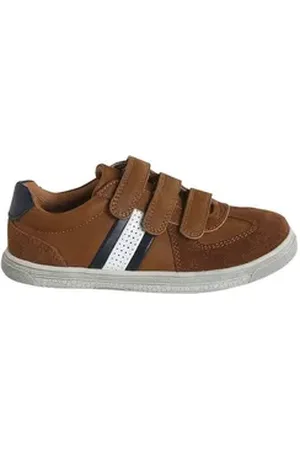 Vertbaudet Jungen Sneakers mit Klettverschluss Sneaker braun 29 EU