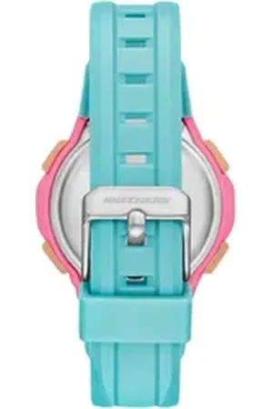Skechers Chronograph ANOKA SR2150, Quarzuhr, Armbanduhr, Kinderuhr, Mädchen, digital, Tag, Wochentag blau