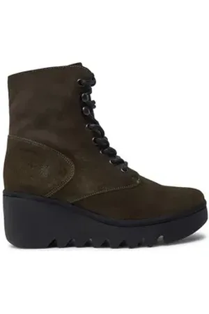 Fly London Stiefeletten Birrfly P501534006 Khakifarben Stiefelette bunt 38 EU