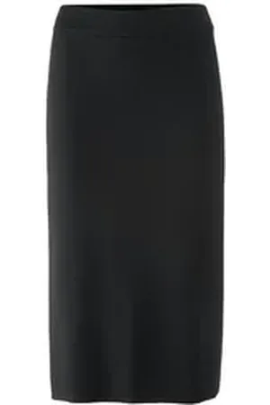 hessnatur Strickrock aus reiner Bio-Merinowolle (1-tlg) schwarz 36
