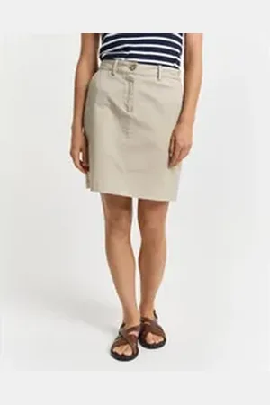 GANT Midirock CHINO SKIRT beige 40