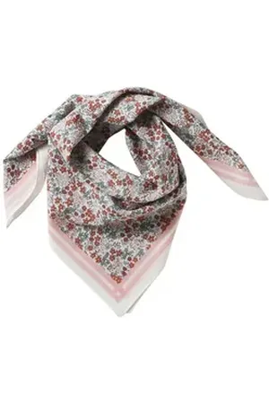 Vertbaudet Halstuch Mädchen Halstuch mit Blumenprint grün|orange|rosa