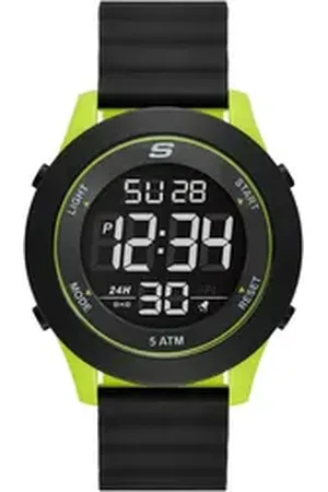 Skechers Chronograph ROSENCRANS SR5246, Quarzuhr, Armbanduhr, Herrenuhr, Silikonarmband, digital, Tag schwarz