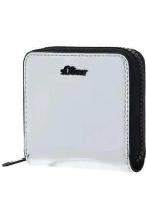 QS by s.Oliver Geldbörse Zip Wallet silberfarben