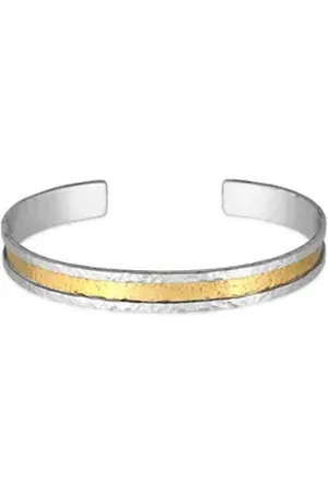 Haze & Glory Armreif Armreif -Two Faced 925 Silber Bicolor, Bunt silberfarben