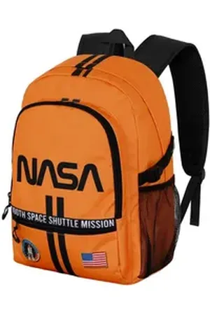 KARACTERMANIA Freizeitrucksack NASA Rucksack Tagesrucksack Urban Laptoprucksack Schulrucksack, mit Laptopfach orange