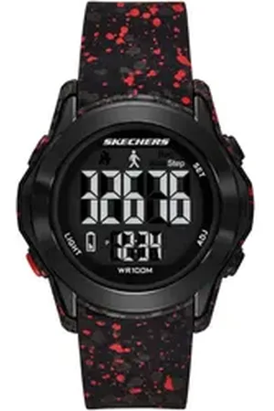 Skechers Chronograph GALLOWAY SR5244, Quarzuhr, Armbanduhr, Herrenuhr, digital, Beleuchtung schwarz