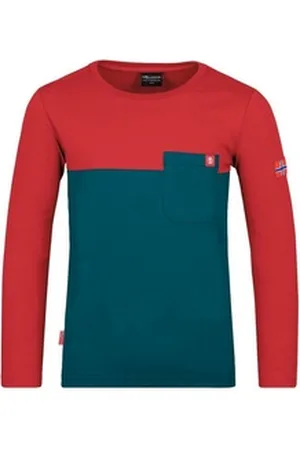 TROLLKIDS Longsleeve Bergen blau|rot 92
