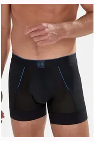Hom Retro Boxer Sports Lab (1-St) Retro Short / Pant - ohne Eingriff - Schnelltrocknend schwarz XL