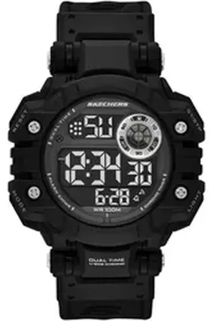 Skechers Chronograph ALLENFORD SR1183, Quarzuhr, Armbanduhr, Herrenuhr, digital, Wochentag, Stoppfunktion schwarz