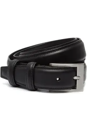 Chesterfield Synthetikgürtel Elliot Belt aus echtem Rindsleder schwarz W125