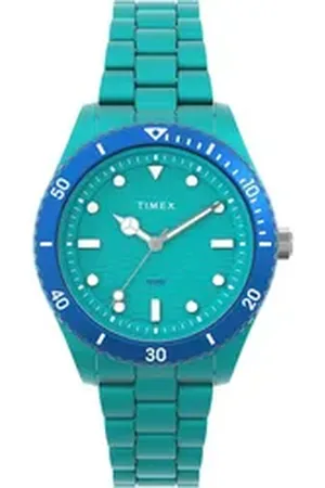 Timex Quarzuhr LEGACY 37 mm TW2Y04700AJ, Armbanduhr, Damenuhr,Kunststoffarmband, Leuchtzeiger grün