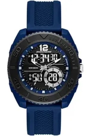 Skechers Chronograph GREENCRAIG SR5242, Quarzuhr, Armbanduhr, Herrenuhr, Silikonarmband, digital, analog blau