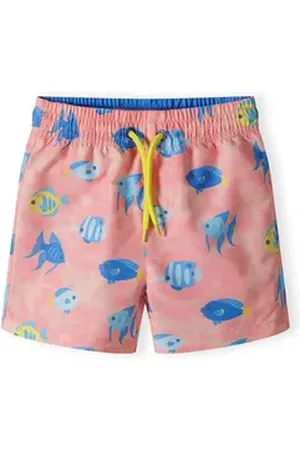 Minoti Boxer-Badehose Badeshorts (9m-8y) orange|rosa 122-128cm