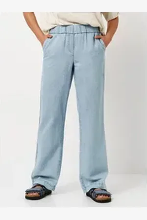 Toni Culotte Pia mit weitem Beinverlauf blau 36