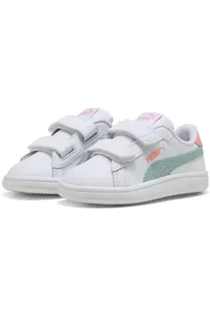 PUMA SMASH 3.0 L V INF Sneaker für Babys mit Klettverschluss weiß 26 EU