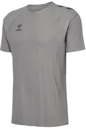 Hummel T-Shirt Sportshirt mit elastischem Material hmlCIMA 2.0 JERSEY S/S grau|schwarz XL